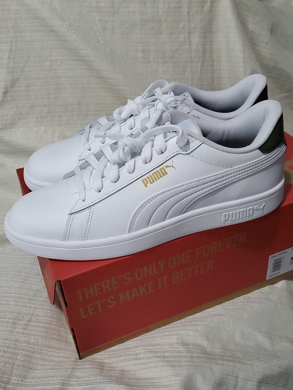 Puma White Men’s Ace Court Sneaker White And Green